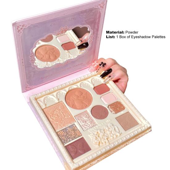 18 г/коробка, лоток для румян, многофункциональный, плотно прижатый, шелковистый, практичный, осветляющая пластина для теней для век для девочек