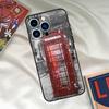 Ретро Зимний Снег Лондон Чехол для Телефона Для iPhone 16 15 14 13 12 11 Pro Max XS X XR Plus 13 12 Mini Чехол Coque