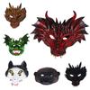 Animal Mask Masquerade Mask Dragon Mask Halloween Party Mask Costume Props Mask Full Head Mask for Fancy Dress Party