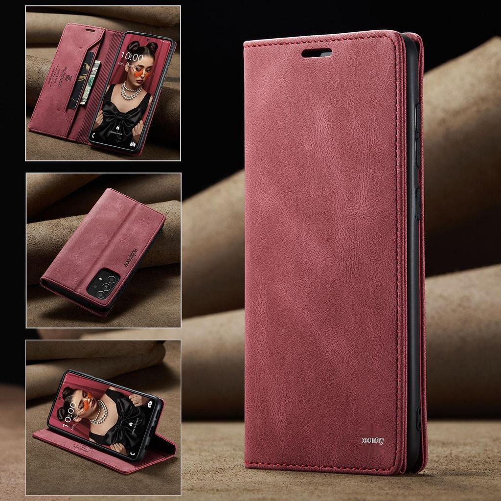 Кожаный чехол-книжка для Xiaomi 13 Pro/Redmi Note 12 Pro/Note 11 - Держатель для карт