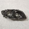 Compatible Headlight Frame for 2010-2013 Toyota Corolla - Front, Large Rear Housing, Bottom Shell, Black Finish