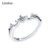 Классическое кольцо Lindon из медного сплава с цирконием, женские ювелирные изделия, свадебный подарок для вечеринки
