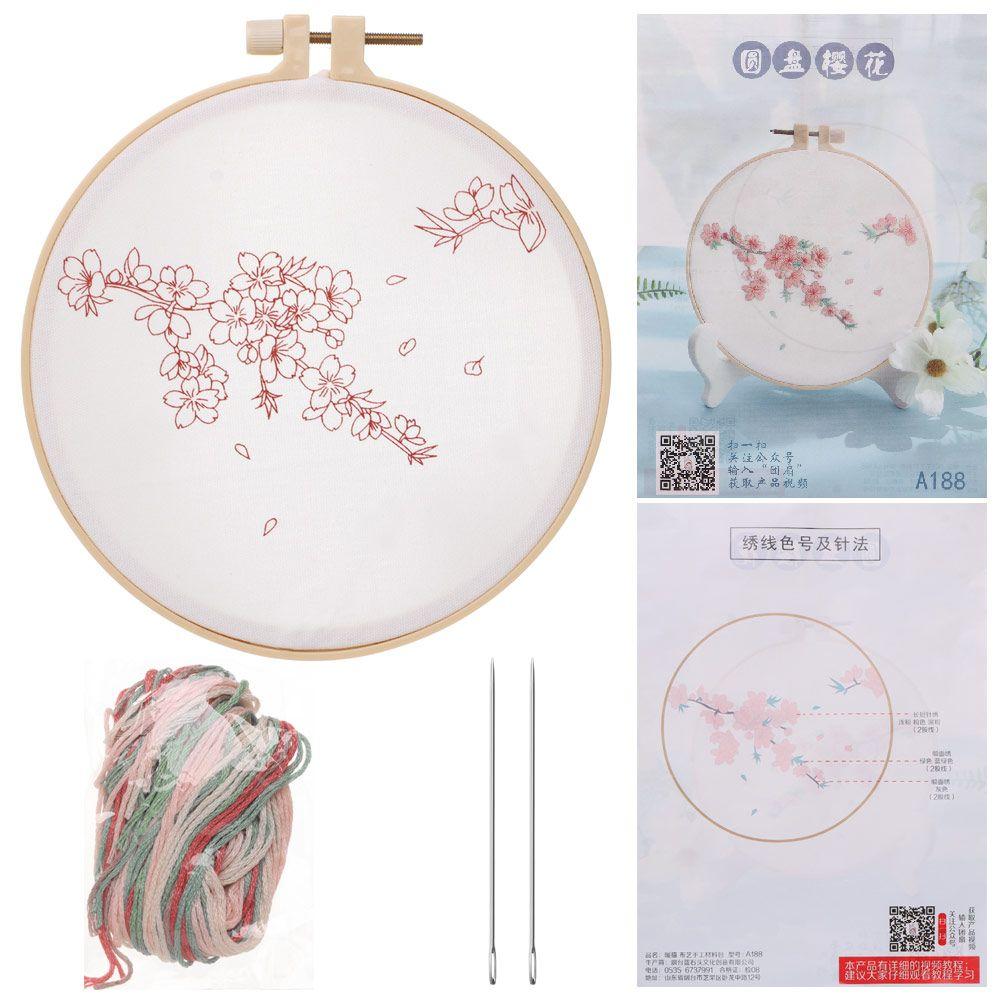 Инструменты для начинающих рукодельниц DIY Ручная вышивка Вышивка крестом Набор для вышивания Пяльцы для вышивания