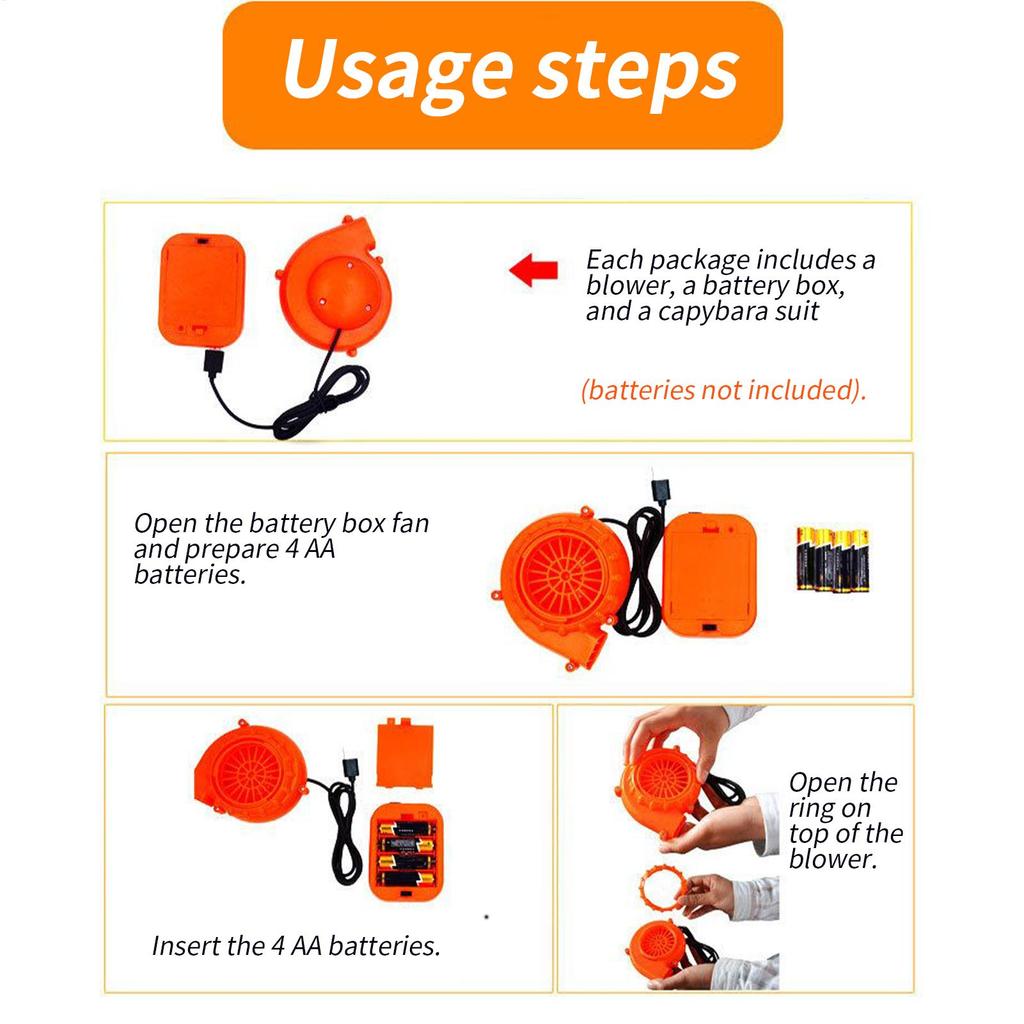 Мультяшный костюм капибары надувной для взрослых, маскарадный костюм для Хэллоуина, косплей-вечеринки, выступлений, надувной наряд для детей, мальчиков