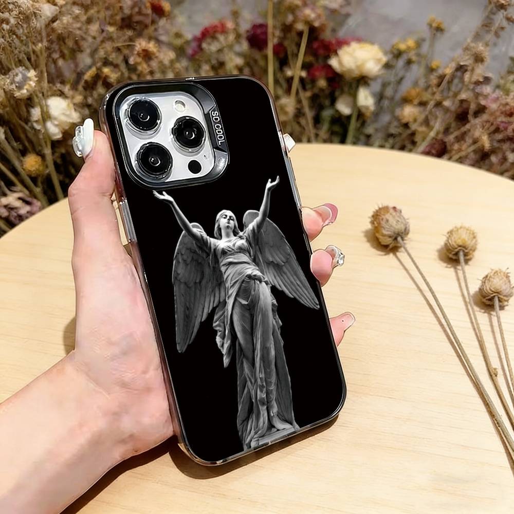 Древнегреческие статуи Чехол для телефона Для iPhone 17,16,15,14,13,12,11 Plus,Pro Max,XS,Красочный Серебристый Чехол для телефона Funda Cover