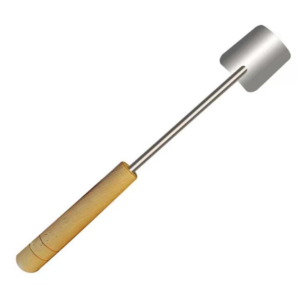 Stainless Steel Corn Peeler with Wooden Handle Manual Corn Stripper Tool for Efficient Kernel Removal from Cob