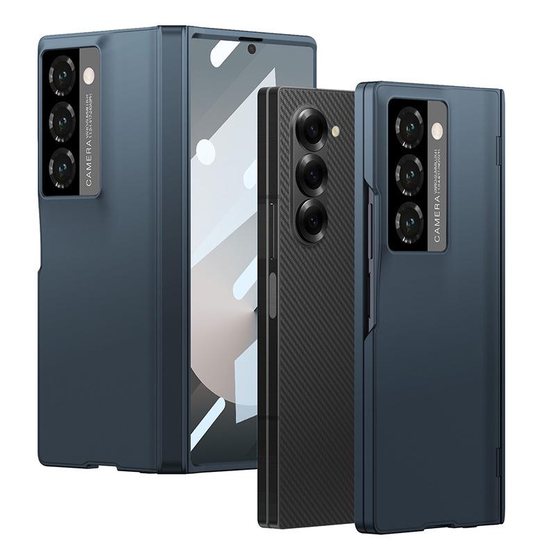 Чехол для телефона Samsung Z Fold6: Складная защитная пленка для экрана со встроенной магнитной застежкой и полной защитой камеры в минималистичном стиле