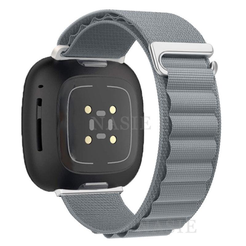 Нейлоновый ремешок для часов Fitbit Versa, браслет Fitbit Versa 2/Versa 3/Versa 4, браслет Alpine Loop Correa для Fitbit Sense 2