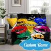 Custom Name Power-Rangers Heroes Blanket bed sofa Blanket Flannel Blanket for Camping, Hiking, Picnic Essentials,gift for Fan family