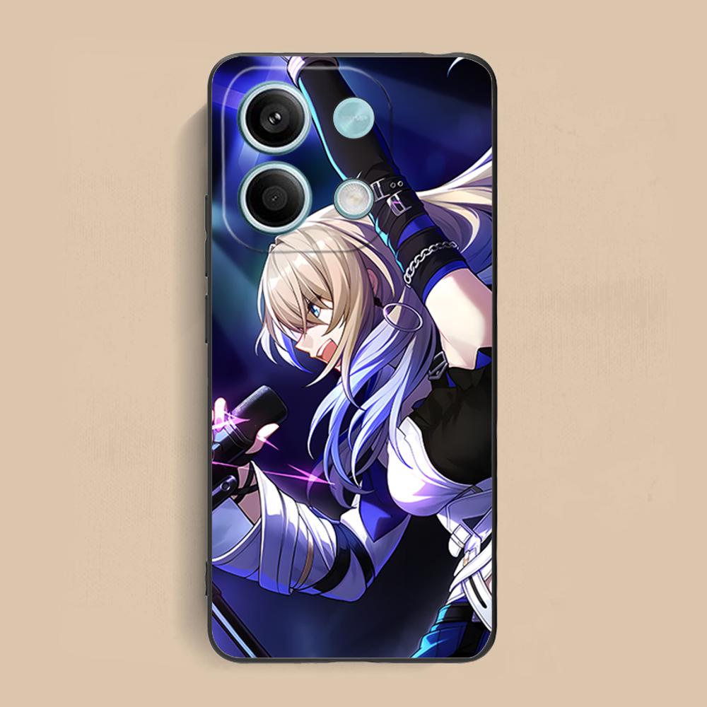 HSR Serval Матовый ТПУ Чехол для Мобильного Телефона для Xiaomi Redmi Note 14 13 12 11 S Pro Plus 4G 5G Цветная Печать Обложка