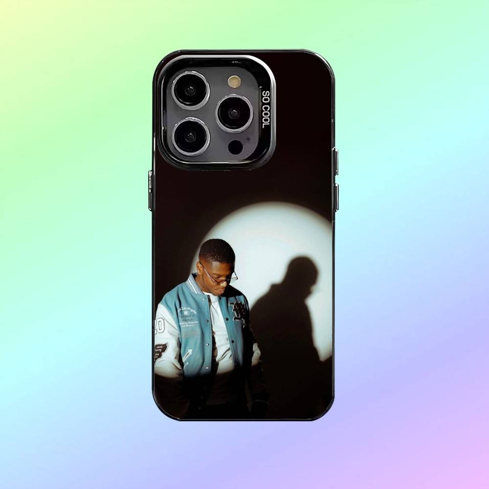Rapper N-Ninho NI Phone Case For iPhone17,16,15,14,13,12,11 Plus,Pro Max Colorful Silver Back Phone Case