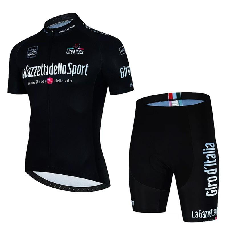 Unisex Quick-Dry Cycling Jersey Set Short Sleeve Mountain Road Bike Apparel Outdoor Riding Gear