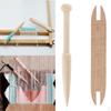 DIY Weaving Tool Wood Woven Sweater Scarf Tapestry Bobbin Stick Loom Tools(Shuttle and Stick)