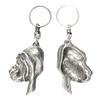 Bloodhound, St. Hubert Hound, Sleuth-hound - Silver-plated Dog Pendant, Handbag Decoration, Backpack Pendant by Brand