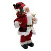 2025 Sitting Santa Claus Figurines Christmas Scenes Figure Home Decorations Hanging Xmas Tree Ornaments Santa Doll Toy Kids Gift