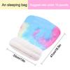 Plush Cat Cave Bed Tie-dye Color Kitten Quilt Bed Cute Cat Nest Mat  Pet Supplies
