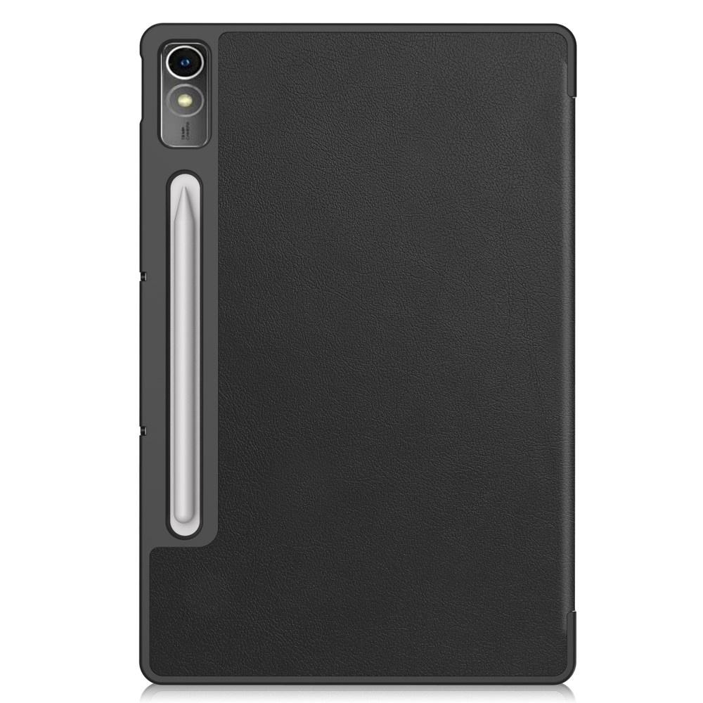 Lenovo Tab P12 Case, Three-part with stylus holder, Black