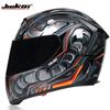 JIEKAI Electric Car Helmet Men's And Women's Full Helmet Double Lens Anti Fog Motorcycle Personality Cool Safety Helmet