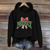 Women's Sweatshirt Sports Christmas Print Pullover Sweatshirt Hoodie Long Sleeve Top Casual Sweatshirt