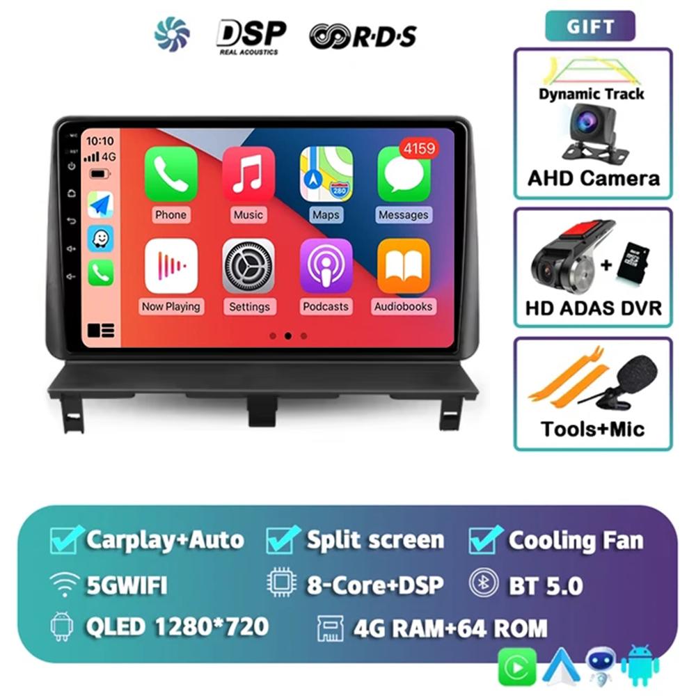 Автомобильное радио Carplay для Peugeot Partner 1 2002-2008 Partner Origin 1 2008-2011 GPS Android Auto Multimedia No 2Din Player Stereo