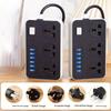 2m Extension Cord Surge-Protected Power Strip UK EU US Electrical Socket  Multi-function