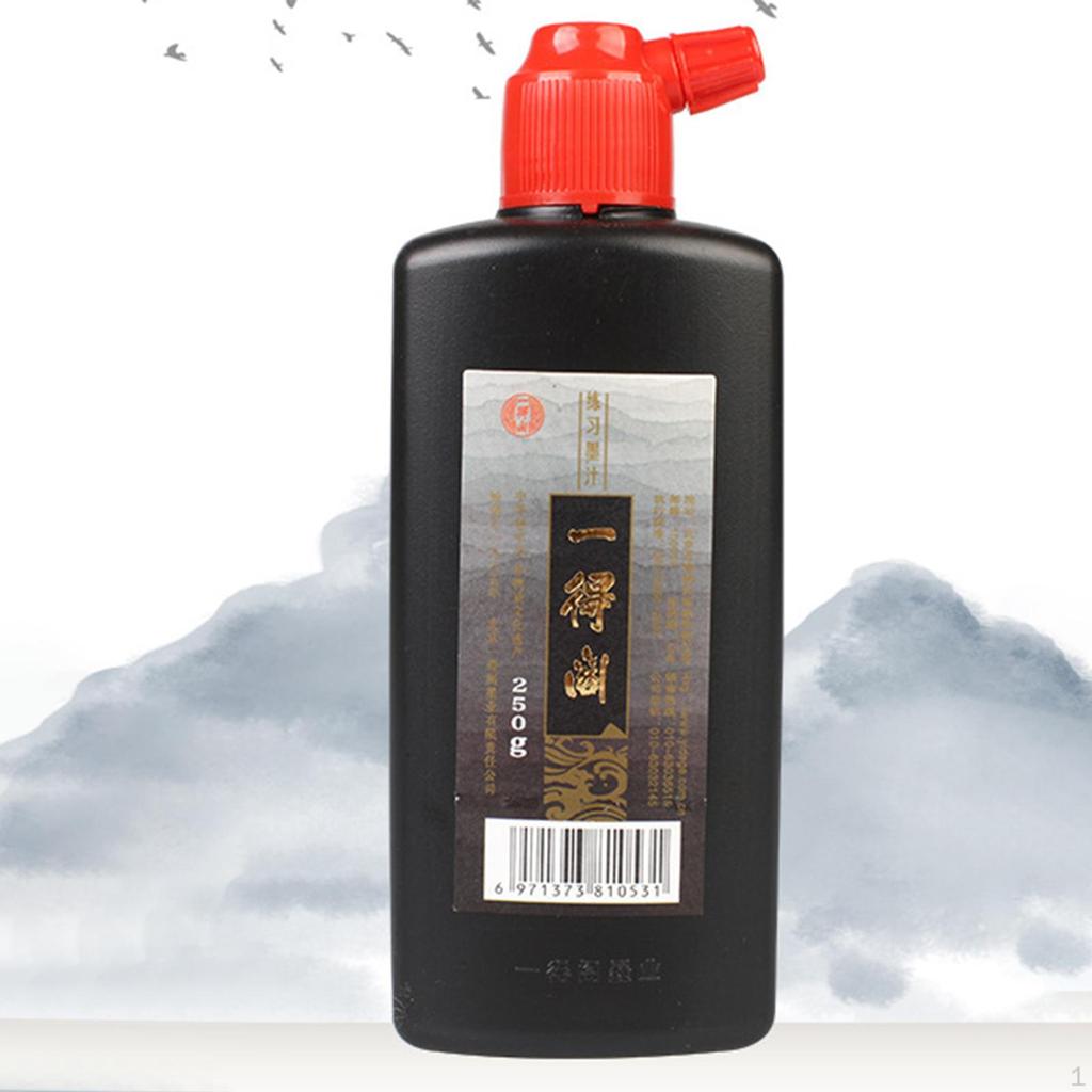 Black Ink for Japanese Brush Calligraphy & Chinese Traditional Artworks