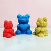 Bear Designs Candle and Home Decors Artistic Bear Shaped Silicone Mould for Crafters in Home Decoration Crafts