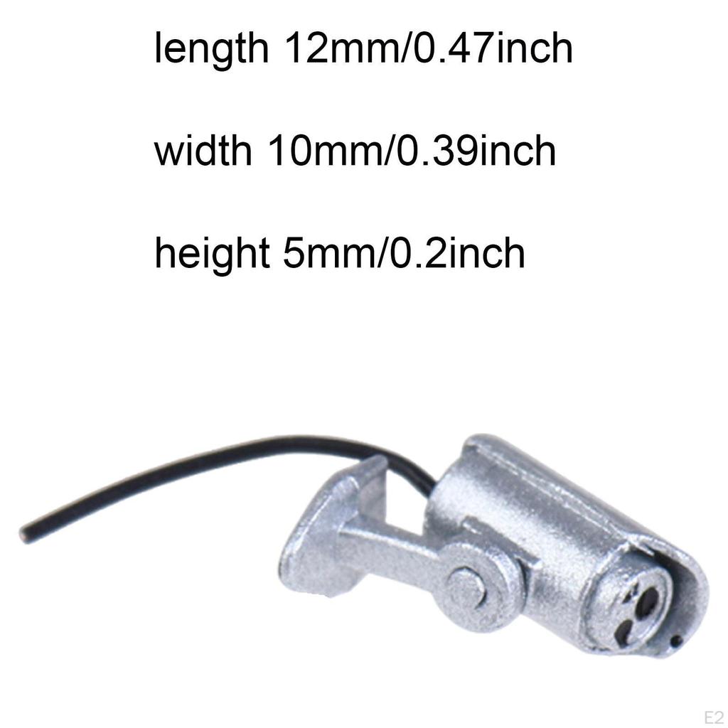 1/12 Scale Dollhouse Security Camera Miniature Realistic Life Scenes Prop Webcam for