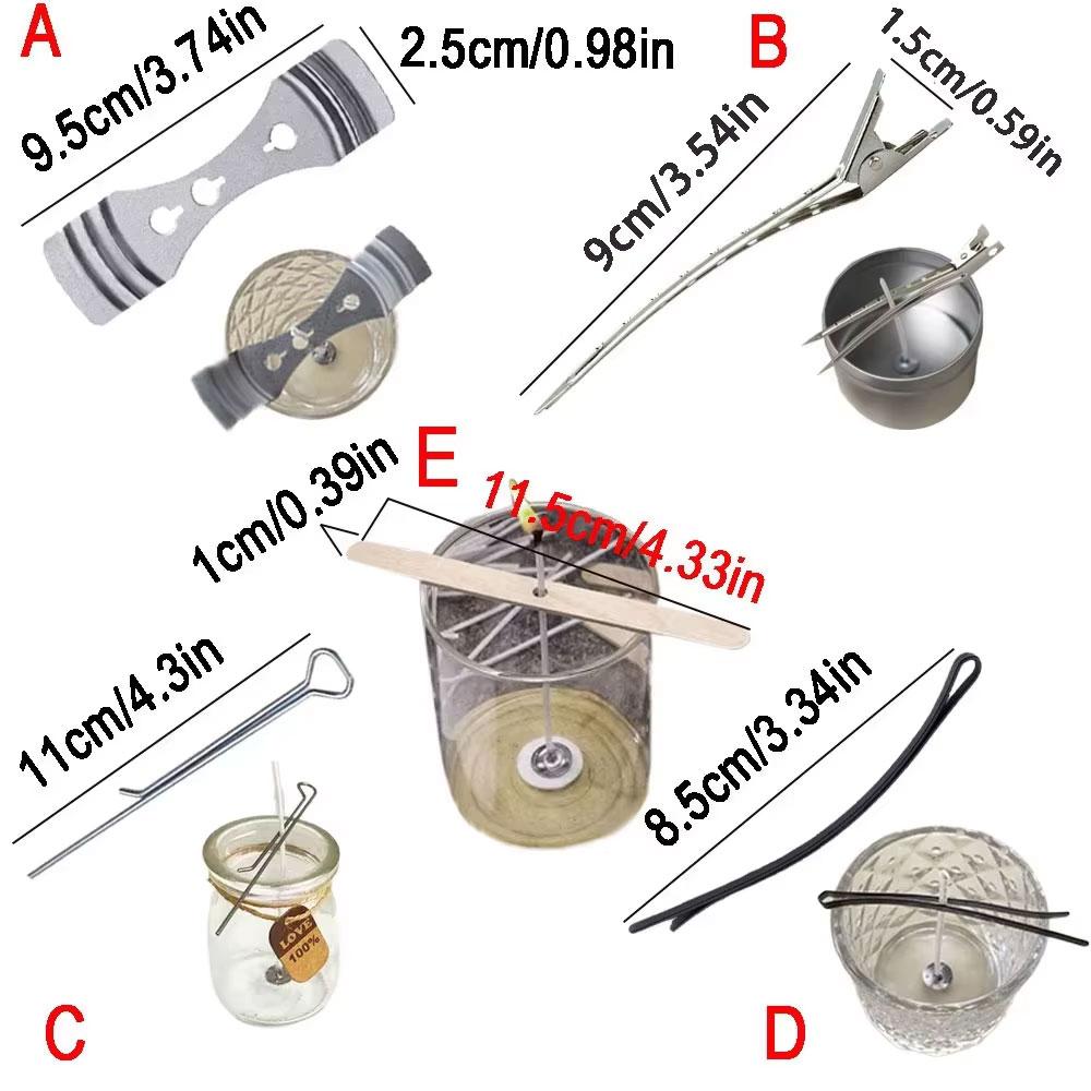 10 шт. зажимы для фитиля свечи аксессуары для изготовления свечей устройство для центрирования фитиля самодельные ароматические свечи многофункциональные держатели для фитиля свечей