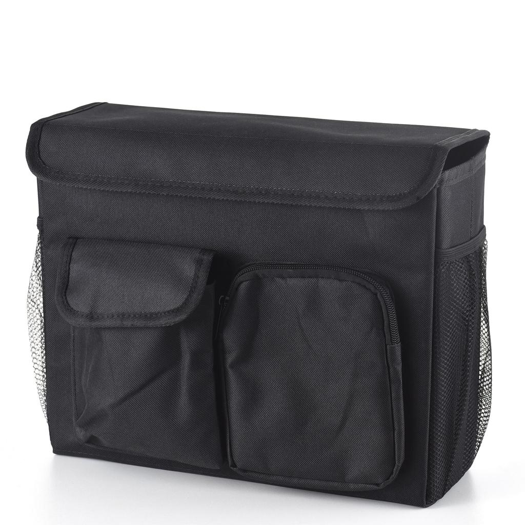 Mobility Scooter Bag Convenient Organizer Pouch with Laptop Pocket and Cup Holders