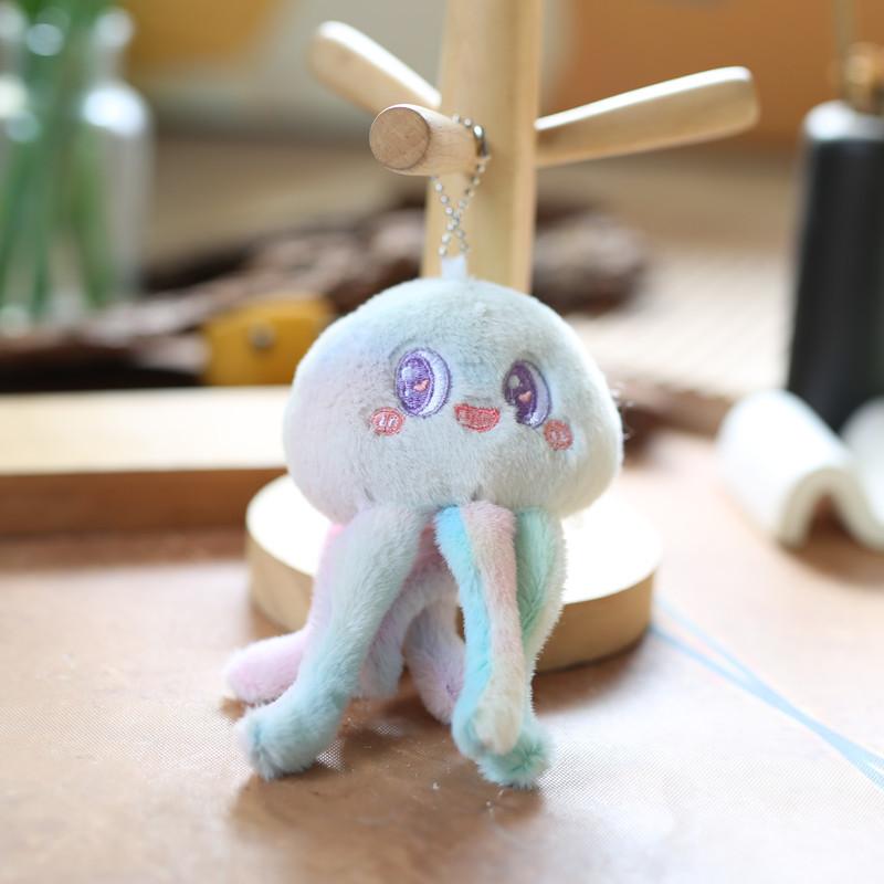 Милый Милый Осьминог Маленький Подвеска Плюшевая Игрушка Кукла Медуза Сумка Подвесное Украшение Брелок Тряпичная Кукла Кукла