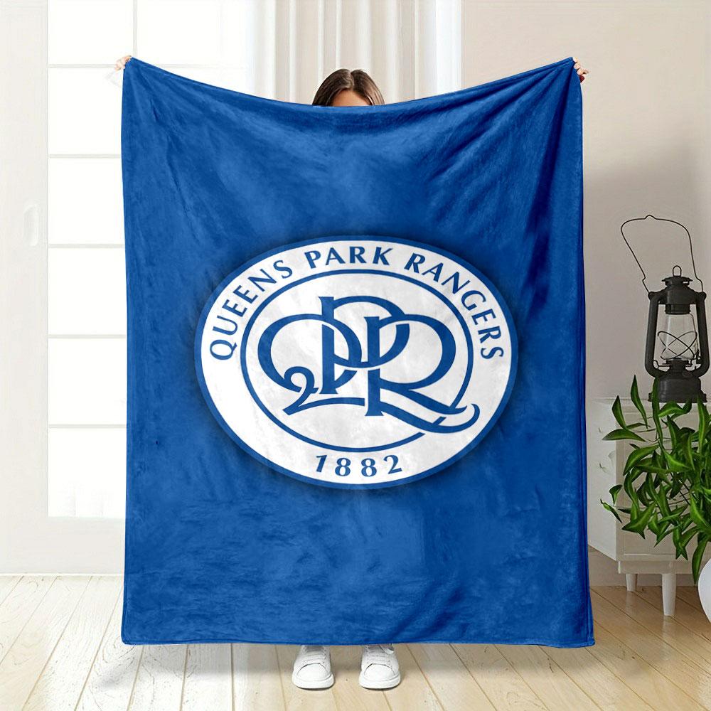 Queens Park Rangers Logo Patterned blanket, flannel, suitable for all seasons, home decor, warm and cozy