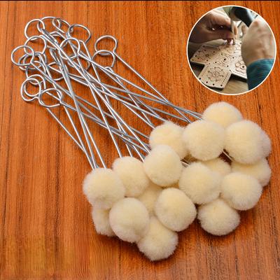 20 шт. 12,5 см DIY кожаный ремесло, шерсть, кожа, краситель, аппликатор для отделки, набор инструментов, кожаный ремесленный краситель, шерстяной шар, набор кистей, инструменты