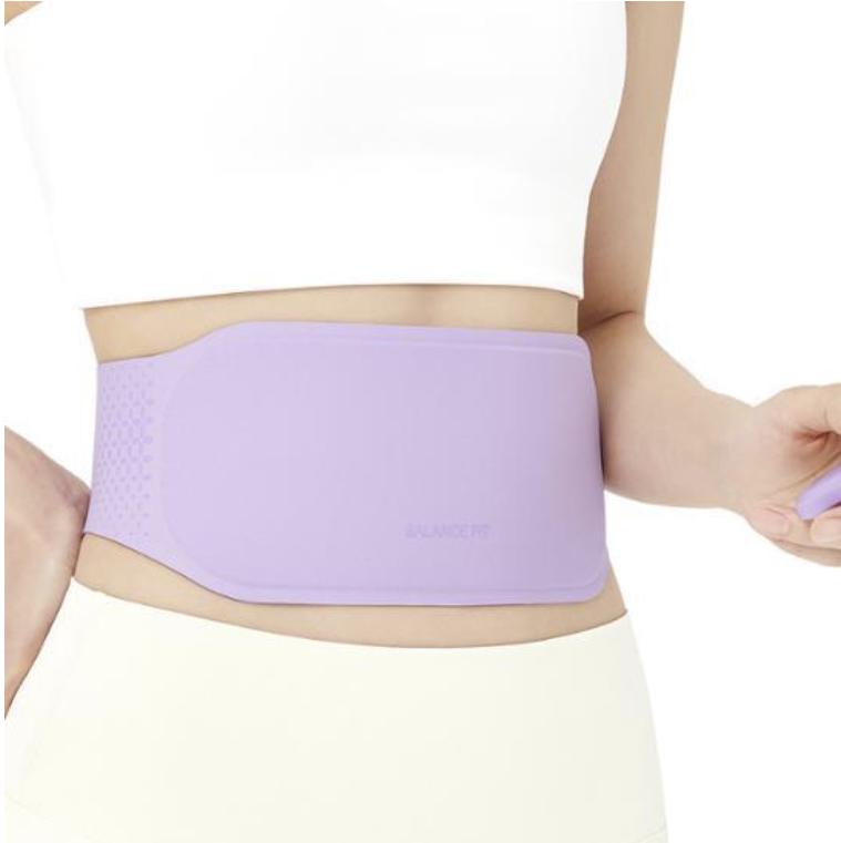 Balance Fit Тонкий пояс EMS 2 типа (Бежевый/Фиолетовый)