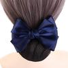 Hair Accessories Hairgrips Bowknot Women Barrette Net Bun Crochet Net Bun Hair Cover Net Bun Snood