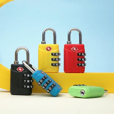 Навесной замок 3-значный кодовый замок TSA Шкафчик Шкафчик Портативный Чемодан Багаж Кодовый замок Путешествие