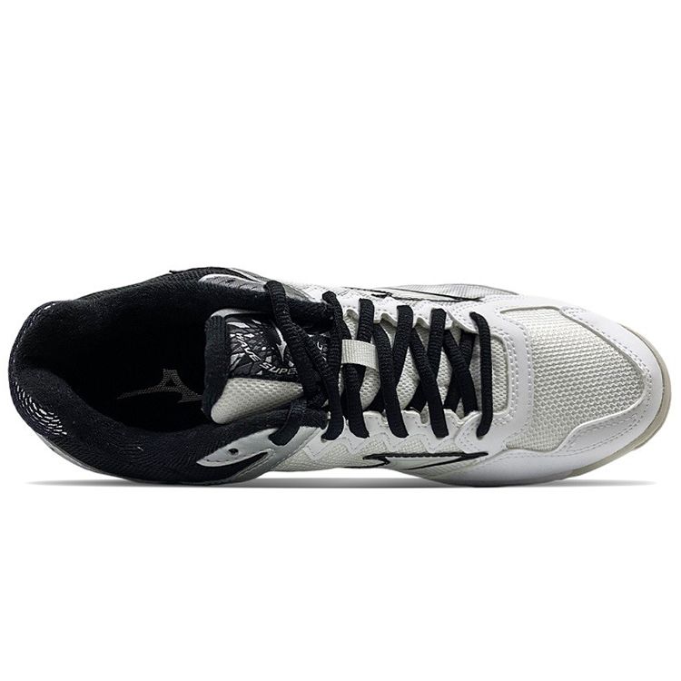 Mizuno Wave Supersonic Cn Амортизирующие Низкие Тренировочные Кроссовки Унисекс Тренировочные Кроссовки Белый Серый Серебристый V1GA216109