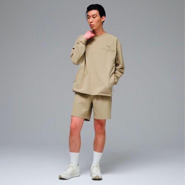 Puma Мужской S PreMiuM базовая плетенная футболка с круглым вырезом M