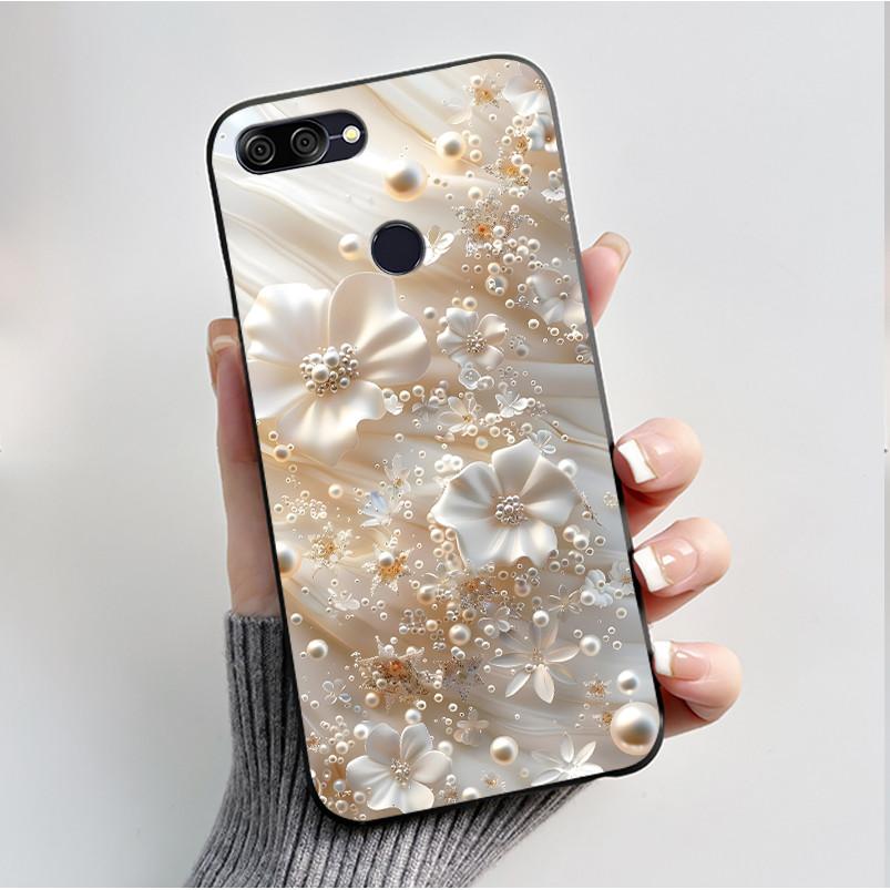 For Asus Zenfone Max Plus M1 ZB570TL X018 Case Fashion Butterfly Flowers Soft Black Silicone Cover For Asus Max Plus M1 Bumper