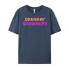 Drunkin Grownups Mens Clothing 2024 Luxury Brand Graphic Tees Men Printed T-Shirt