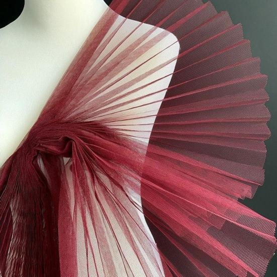 Оборки из кружева, плиссированная сетчатая ткань, отделка из органзы, оборки из шифона, тюль, кружевная кайма для шитья, отделка свадебного платья, рукоделие