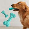 Bite Training Eco-Friendly Rubber Chewing Resistance and Durability Bone Shape Design Multi-functional Pet Dog Chew Toy