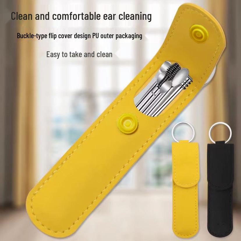 Набор инструментов для чистки ушей из нержавеющей стали для взрослых