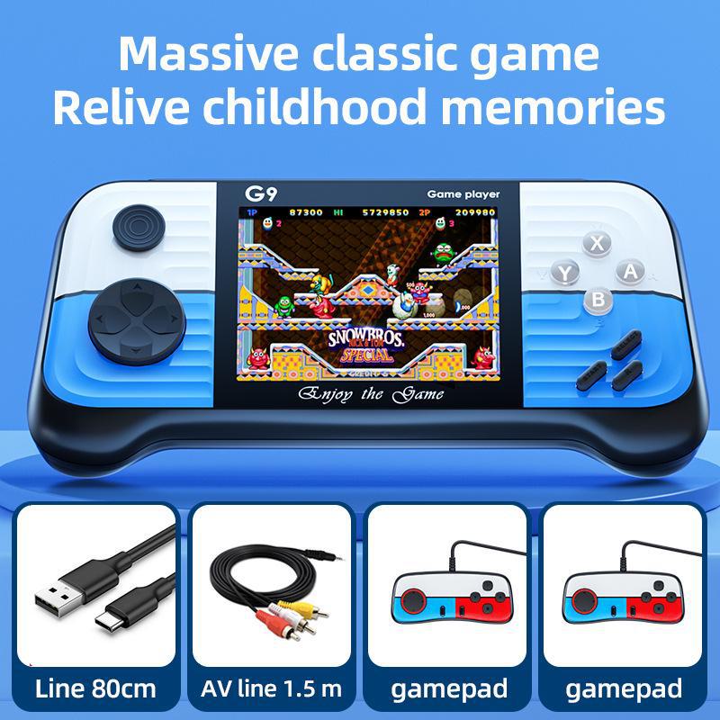 Игровая консоль Retro G9 Handheld с джойстиком 2022 года
