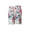X Duvin Collaboration Plant Floral Print Lace-Up Straight Leg Shorts Men Shorts White 534085-01
