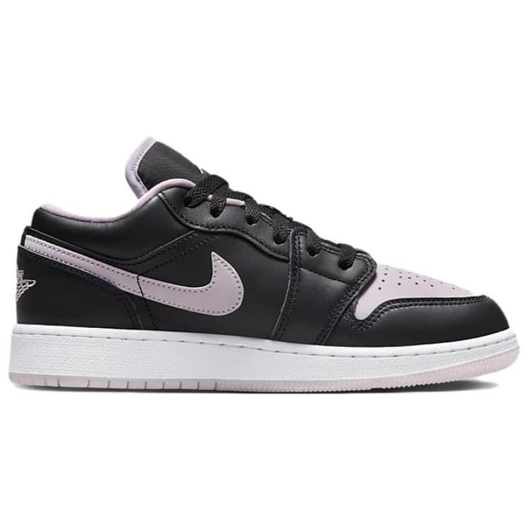 (GS) Air Jordan 1 Low SE 'Black Iced Lilac' Kids' DV1333-051