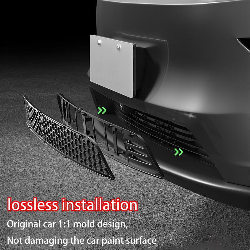 For Tesla New Model YL 2026 Launch Highland Inner Vent Grille Lower Bumper Anti Insect Net Air Inlet Anti Dust Proof Cover