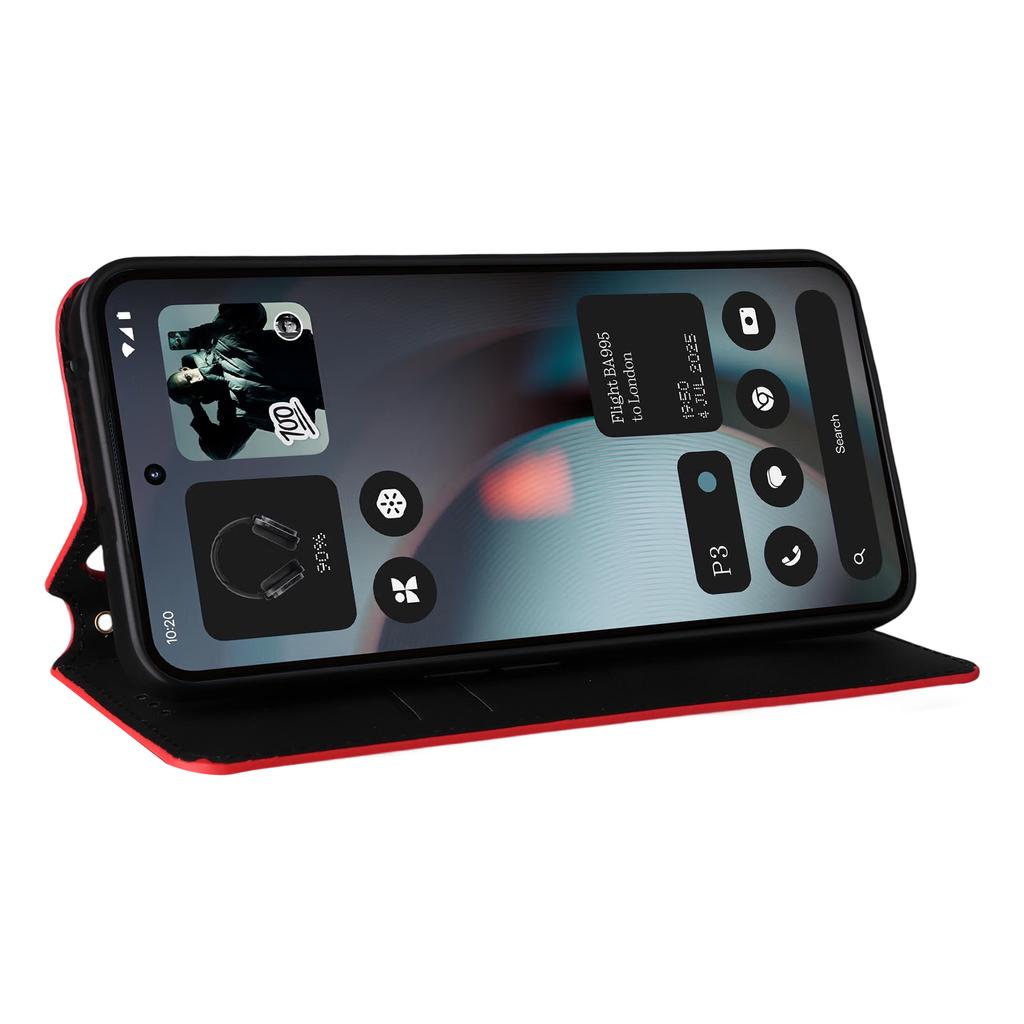 For Nothing Phone (3) 5G Case Wallet Rhombus Imprinted Leather Phone Cover