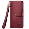 Кошелек-чехол для Samsung Galaxy S25 S24 S23 S22 S21 S20 Ultra с карманом на молнии, кошелек с ремешком на запястье, подставка, держатель для карт, флип-чехол с RFID