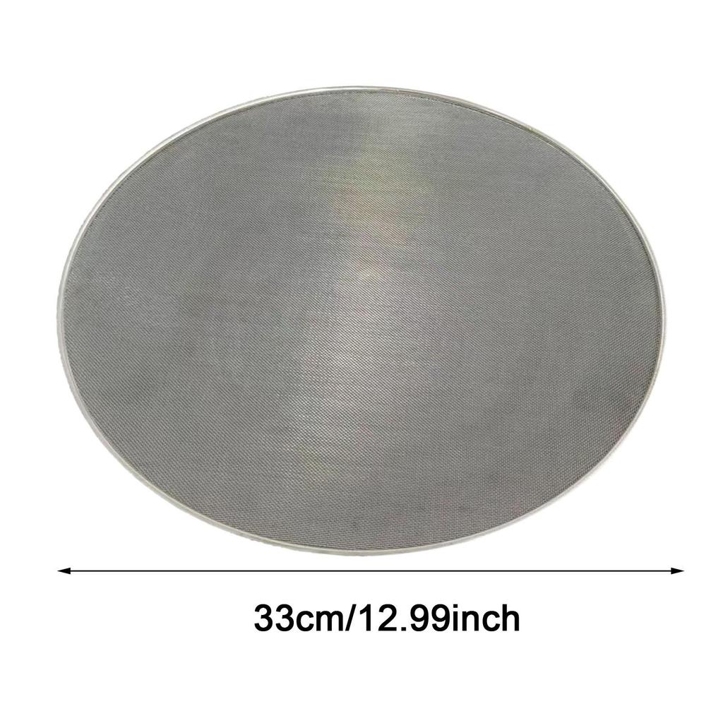 Oil Drain Mesh Screen Easy to Use Round Practical Car Accessories 12.99inch Anti Cover for